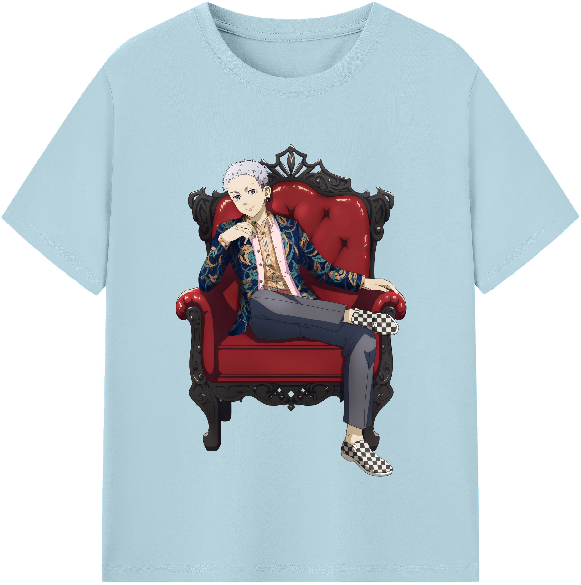 （画像用） 東京リベンジャーズ Tokyo Revengers 綿100％半袖Tシャツ（フロントプリント）